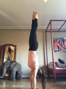 entrenamiento de gimnasia artística